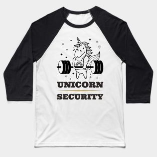 Unicorn Security Baseball T-Shirt